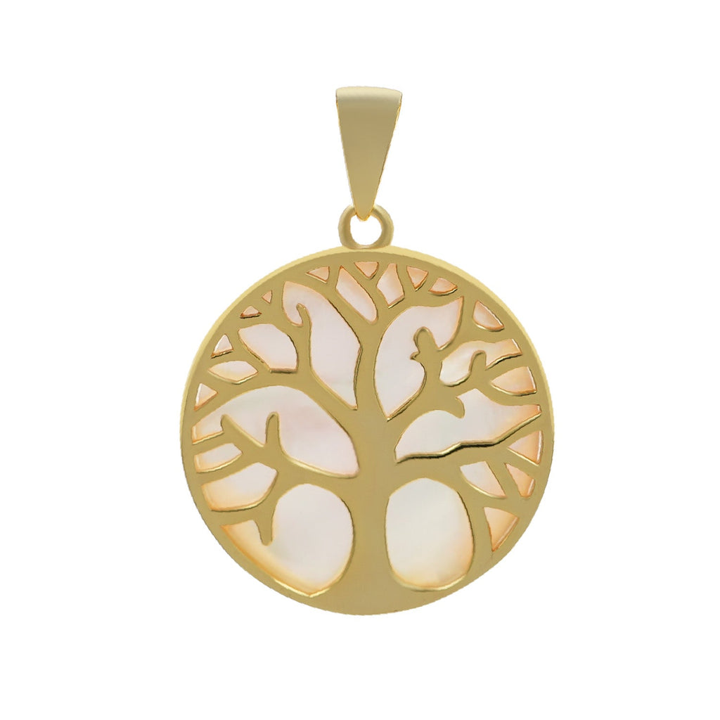 Perlmutt Lebensbaum - Gold