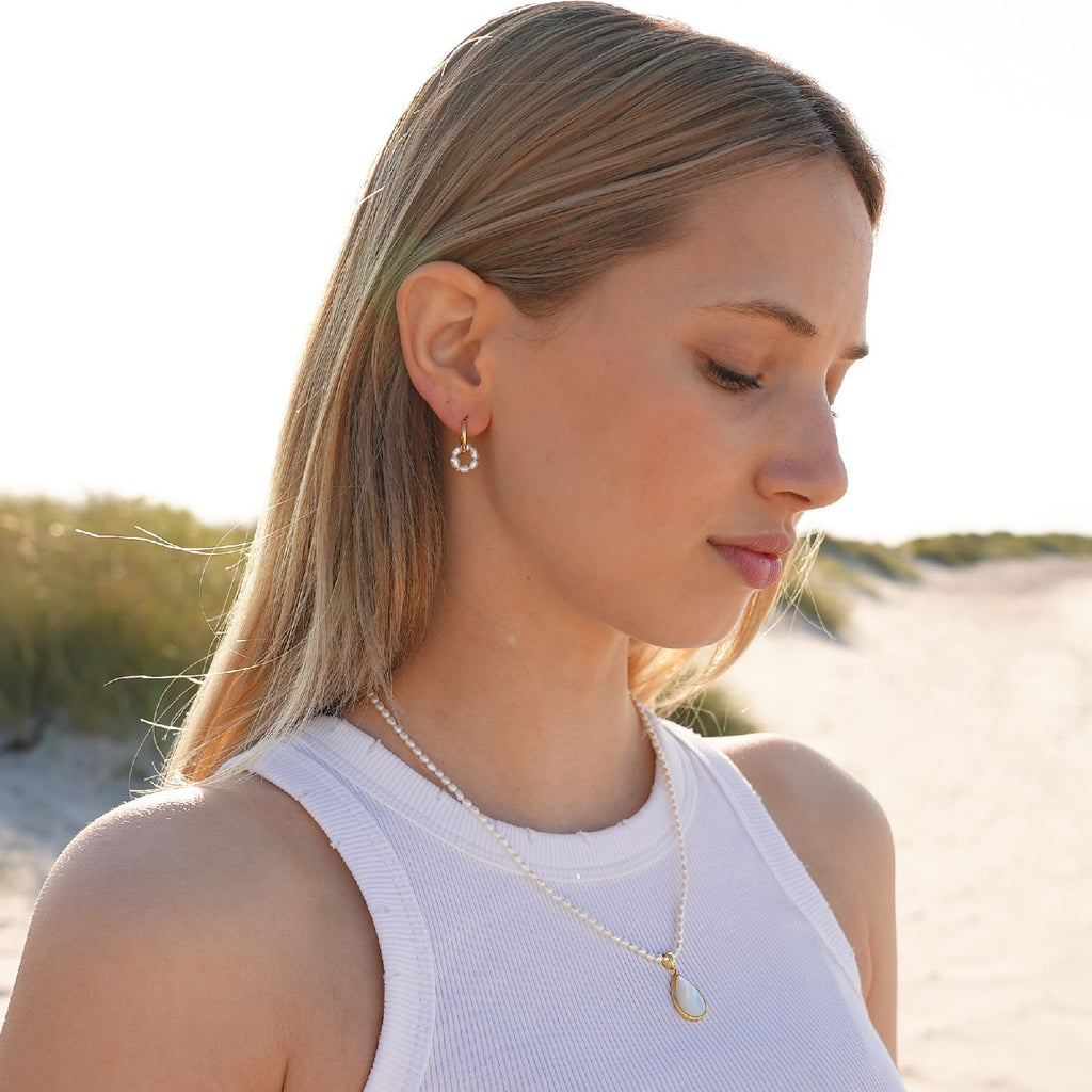 Perlenkette "Marina" - Gold