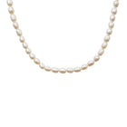 Perlenkette "Rosa" - Silber