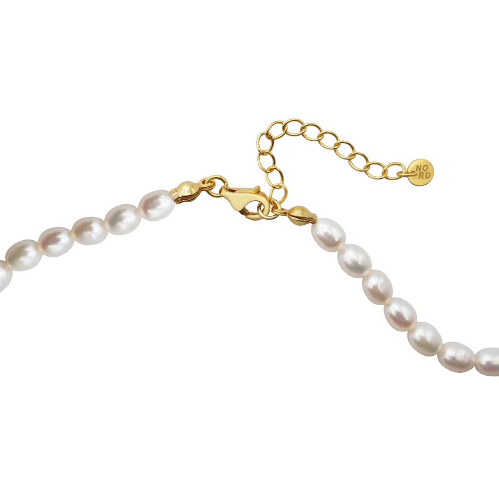 Perlenkette "Rosa" - Gold
